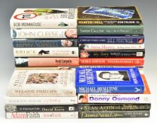 Twenty-seven signed autobiographies, authors include Sarah Ferguson, Jason Donovan, John Cleese,