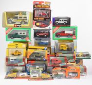 A collection of diecast model Land Rovers to include Corgi, Solido, Vitesse, Matchbox and ERTL,