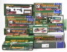 Eighteen Corgi 1:50 scale Eddie Stobart Ltd diecast model haulage vehicles to include Scania@Stobart