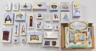 Large collection of dolls house furniture and accessories, almost all in original boxes.