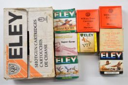 One-hundred-and-seventy-five 12 bore shotgun cartridges to include William Evans, Eley Maximum and
