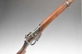 Short Magazine Lee-Enfield (SMLE) Mk V .303 bolt-action rifle with adjustable wide rear aperture