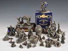 Twenty nine Tudor Mint Myth and Magic figures, one in original box