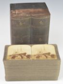 Underwood & Underwood set of 72 stereoscopic cards relating to Japanese life, numbered from 1-72,