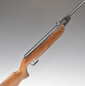 Cometa Model 200 .22 air rifle with semi-pistol grip, raised cheek piece and adjustable sights,