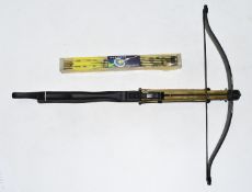 Barnett Commando Mk I archery crossbow with skeleton stock, extended butt plate, mag-alloy body