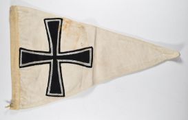 WW1 German cloth car pennant