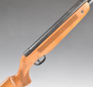 Edgar Brothers Hatsan Model 60 .22 air rifle with chequered semi-pistol grip and adjustable