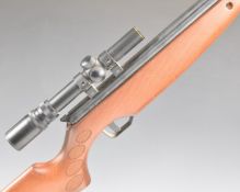 Cometa Model 300 .22 air rifle with chequered semi-pistol grip, raised cheek piece, adjustable