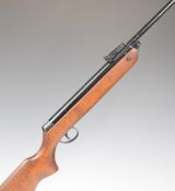 BSA Meteor Mk V .22 air rifle with with semi-pistol grip, raised cheek piece and adjustable