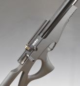 Brocock Compatto Sniper HR .22 PCP air rifle with textured semi-pistol grip, skeleton stock, multi-