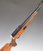 Air Arms S410 Carbine .22 PCP air rifle with chequered semi-pistol grip and forend, two ten shot