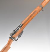 Deactivated BSA Lee-Enfield No.4 Mk.I Long Branch .303 sniper rifle dated 1943 with adjustable