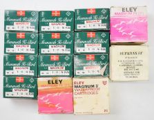 Two-hundred 12 bore 3 inch Magnum shotgun cartridges including Gamebore Mammoth Hi-Bird, Eley