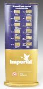 IVI Imperial shotgun cartridge shop or advertising display with easel back, 51 x 23cm.