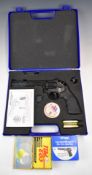 Umarex Smith & Wesson 586 .177 ten shot double-action CO2 air pistol revolver with textured grip,