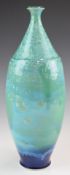 Peter Ilsley (1932-2014) studio pottery pedestal vase, height 39cm