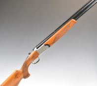 Armi Silma Supreme 12 bore over and under ejector shotgun with engraved lock, underside, trigger