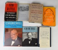 Winston Churchill printed signature on 10 Downing Street headed paper together with a similar 10