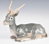 Bing & Grondahl / Copenhagen figure of an antelope, model 1693, height 18.5cm