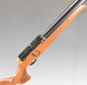 FX Cyclone .22 FAC PCP air rifle with textured semi-pistol grip and forend, raised cheek piece,