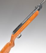 Bayerische Sportwaffenfabrik (BSF) Bavaria 55 .177 air rifle with semi-pistol grip, scope mounts and