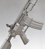 ASG Classic Army M4 assault style electric airsoft rifle with tactical stock, pop-up adjustable