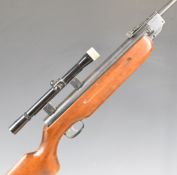 Weihrauch HW35 .22 air rifle with semi-pistol grip, adjustable trigger and sights and ASI 4x20