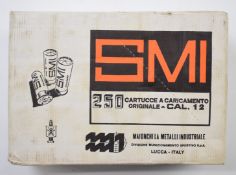 Two-hundred-and-fifty 12 bore SMI Special Game shotgun cartridges, all in original boxes. PLEASE