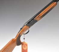 ATA SP 20 bore over and under ejector shotgun with chequered semi-pistol grip and forend, single