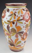 Large pottery vase in the style of Glyn Colledge for Denby, height 47cm