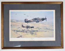 Robert Taylor limited edition 1 of 1500 WW2 RAF print 'Mortal Combat' signed by Robert Taylor and