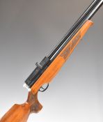 Air Arms S410 Classic .22 PCP air rifle with chequered semi-pistol grip and forend and sound