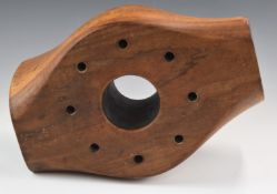 Early to mid 20thC wooden propeller boss stamped G237, No 29, D2590, P2650 and R.H