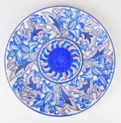 Charlotte Rhead for Crown Ducal tubelined charger, diameter 32cm