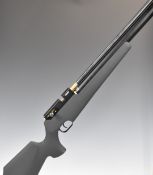 FX T12 .177 PCP air rifle with semi-pistol grip, raised cheek piece and multi-shot magazine,