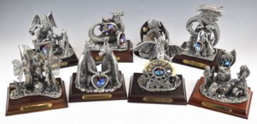 Sixteen Tudor Mint Myth and Magic figures, in boxes