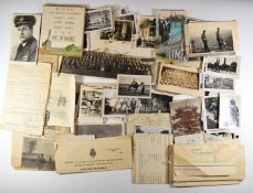 WW2 photographs and ephemera including photograph of RAF 51 Squadron 1941, shipping, RASC Xmas