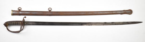 British 1821/45 pattern Cavalry officer's sword retailed by Hamburger Rogers & Co, 30 High Street,