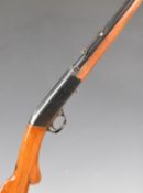 Browning .22 take-down rifle with semi-pistol grip, adjustable sights, sound moderator and 20 inch