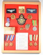 Royal Air Force WW2 group of six medals comprising 1939/1945 Star, France and Germany Star, Africa