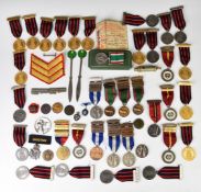 A small collection of shooting medals including Royal Artillery Ordnance Corps (20), South East