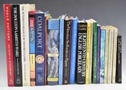 A small collection of ceramics reference books