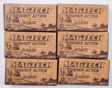 Three-hundred .44 Spl Magtech Cowboy Action Loads rifle cartridges, all in original boxes.PLEASE