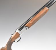 Sabatti Falcon 12 bore over and under ejector shotgun with engraved locks, underside, trigger guard,