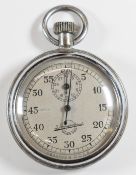 WW2 era Russian made stopwatch marked CCCP and with German Kriegsmarine markings to the inside of