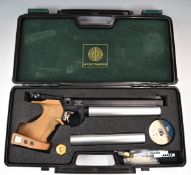 Steyr Sport LP 50 Match .177 PCP target air pistol with shaped wooden grip and adjustable trigger