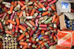 Over 500 paper cased collector's shotgun cartridges including 12 bore, 16 bore, .410, War