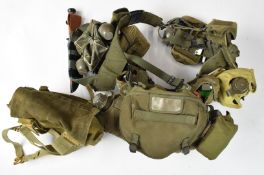 American Vietnam era Marine Force recon with some reproduction pouches
