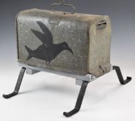 Charles Millichamps of Presteigne 16 bore nine-shot pinfire hammer action clockwork self-acting